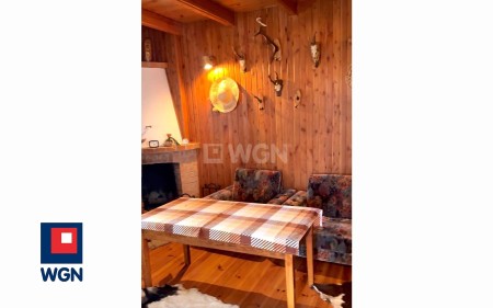 Murowany domek na działce ROD we Władysławowie - ok. 50 m2, kominek, piwnica, media