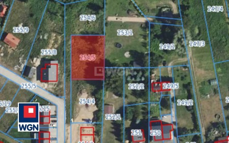 Wilkasy k. Giżycka działka przy jeziorze 2315 m2 z wydanymi warunkami zabudowy