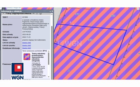 Działka produkcyjno-usługowa z lasem przy S6 - Bożepole Małe