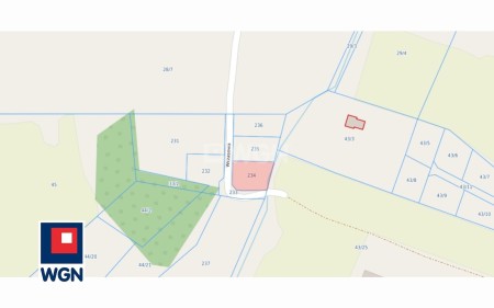 Łebieńska Huta działka budowlana 1000 m2 przy jeziorze