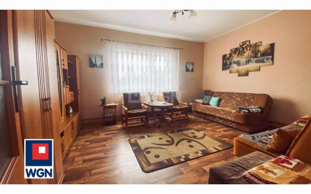 Mieszkanie 49 m2 z działką 631 m2 i budynkiem gospodarczym Borzyno-Prusewo