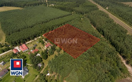 Działka 5687 m2 w otoczeniu lasu, Odry, gmina Czersk